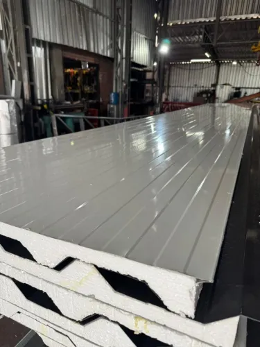 Telha aluzinco com acabamento Forro aluzinco BRANCO TP40