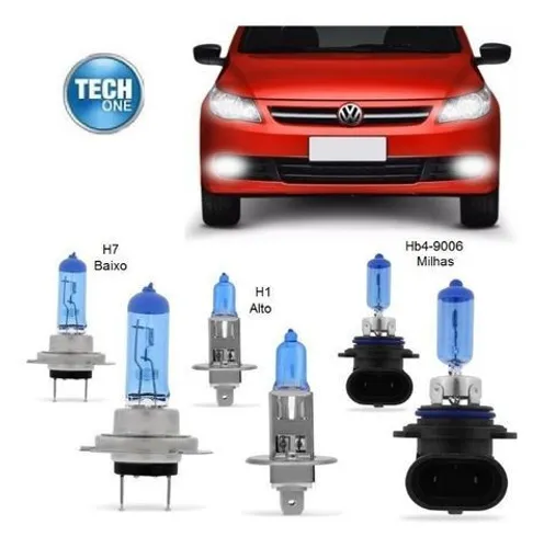 Par Lampada Super Branca H1 h3 h4 h7 etc 8500k Tipo Xenon 12v 55w