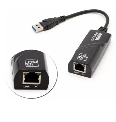 Cabo Adaptador De Rede Usb 3.0 Rj45 100/1000mbps Gigabit