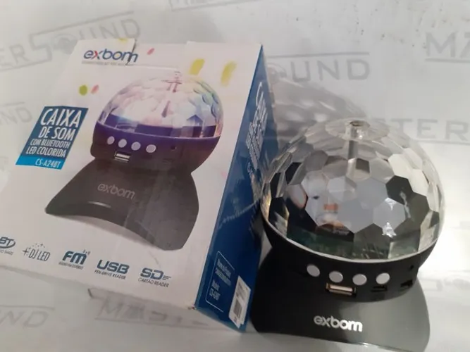 Speakers. Com Led colorido, usb,sd,fm,bluetooth. Novo.