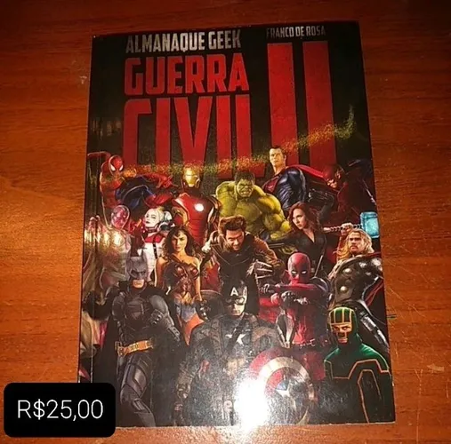 LIVRO - Almanaque Geek - GUERRA CIVIL II