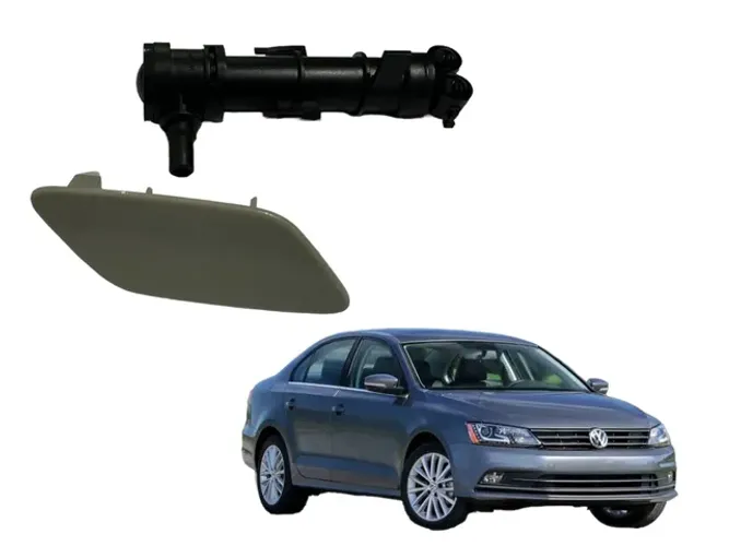 Tampa + Esguicho Farol Direito Vw Jetta 2015 2016 2017