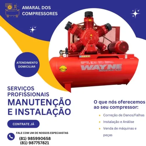 COMPRESSORES DE AR E REDES DE AR PNEUMÁTICAS