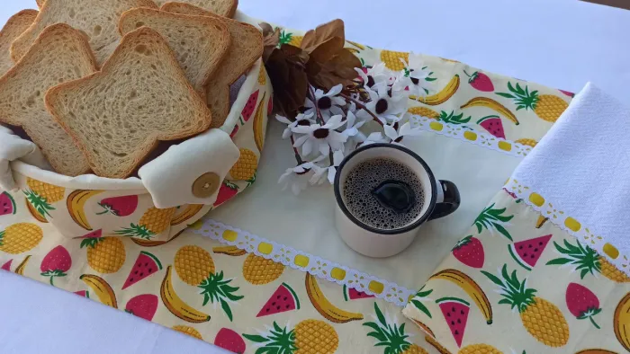 Kit toalha de chá 
