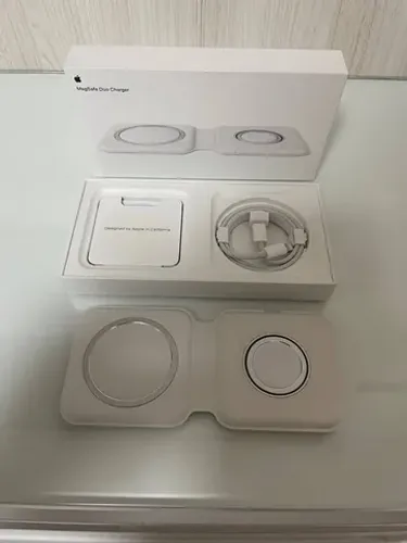 Carregador MagSafe Duo Charger - Novíssimo - Cabo Lacrado