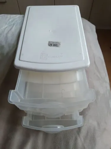 Caixa plástica 3gavetas