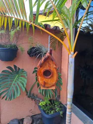 Casinha, abrigo, ninho para passarinhos