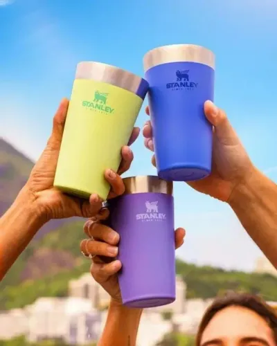 Copo Stanley Sem Tampa 473ml - Citron, Lavender Ou Iris - 100% Original - Lançamento