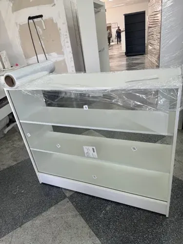 Balcão vitrine 100 cm MDF 