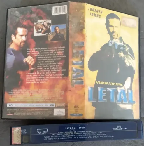 VHS Dublado Letal - Lorenzo Lamas E Frank Zagarino