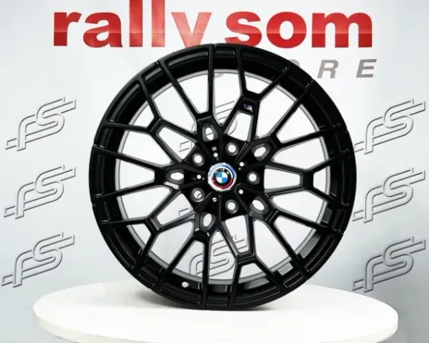 Jogo De Roda Bmw M3 50 Anos Preto Fosco 5x120 - 18x8 Offset 35 (Nv)