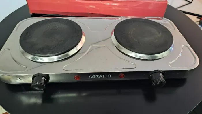 Fogão Elétrico de Mesa Agratto - 2 Pratos 2000W - 220V