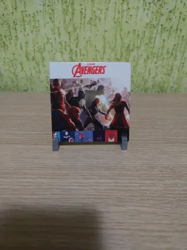 Quadro geek os vingadores, the avengers. Tamanho 10x10cm