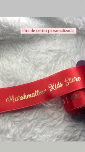 Fita de Cetim personalizada 