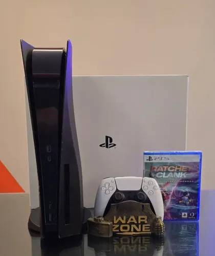 PS5 + GARANTIA + Jogo - Temos LOJA FÍSICA!