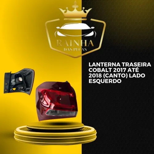 Lanterna Traseira Cobalt 2017 até 2018 (Canto) Lado Esquerdo  