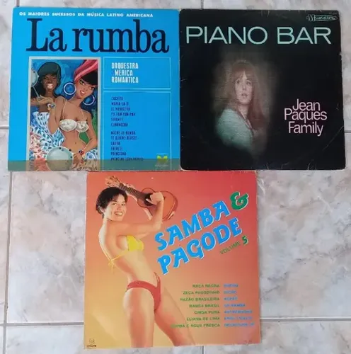 la rumba/piano bar/samba & pagode-vol.5(pacote 3 lps)