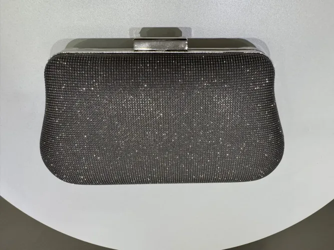 Bolsa de mão clutch brilhante