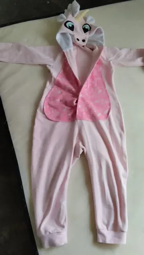 Macacão kigurume de Unicórnio Rosa 