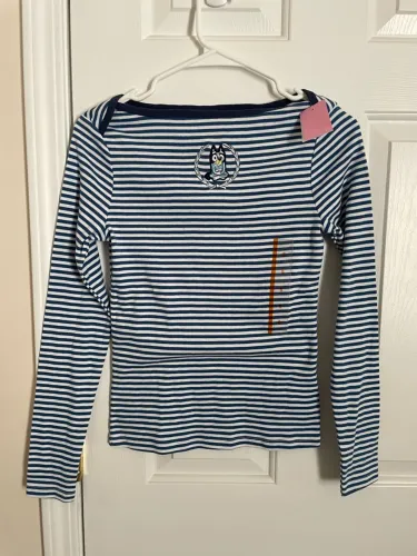 Camiseta listrada manga longa Bluey Nova