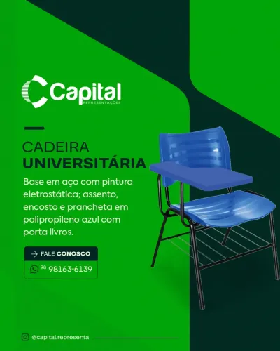 CADEIRA UNIVERSITÁRIA 