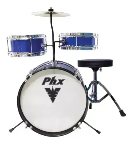 Bateria Phx Infantil 3 14 Azul Bip-14 Bl