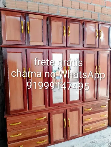 Guarda roupa de casal novo frete grátis.