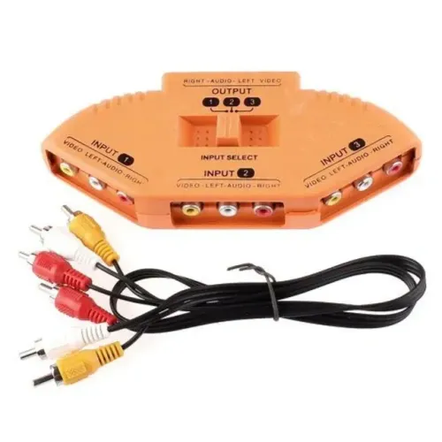 Chave Seletora Áudio/Video 3 RCA RSE-C119/GTS-061 FTG Eletroexpress