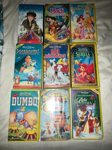 Fitas verdes vhs Disney