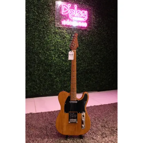 Guitarra Benson Telecaster Hardy T 904 M NT/BK Chrome + Bag