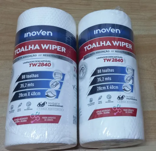 (Nova) Kit 02 Toalhas de Papel Descartável Inoven TW2840 - 88 Toalhas