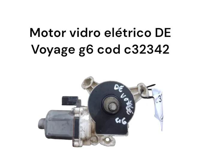 Motor Vidro Elétrico Dianteiro Direção Voyage G6 Cod C32342