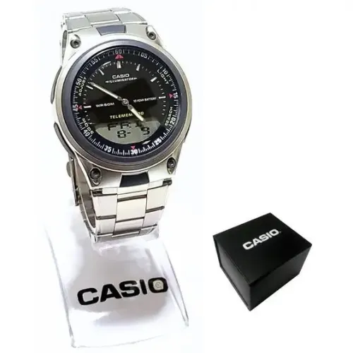[NOVO]Relógio Casio Masculino AW-80D-1AVDF Analógico Digital 5ATM 47mm