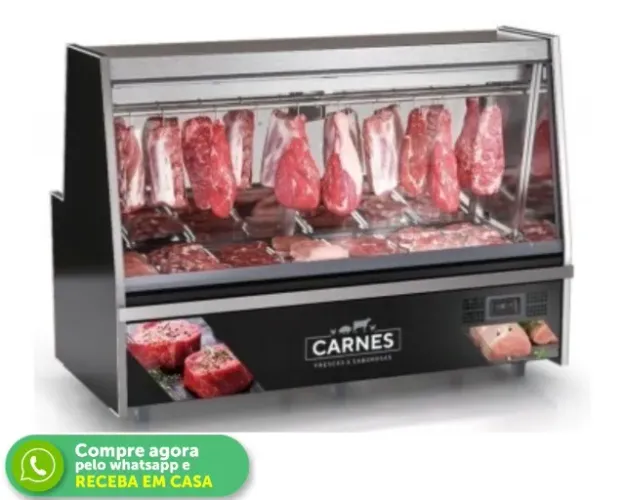 Balcão de Açougue 2M Gelopar 220v Preto
