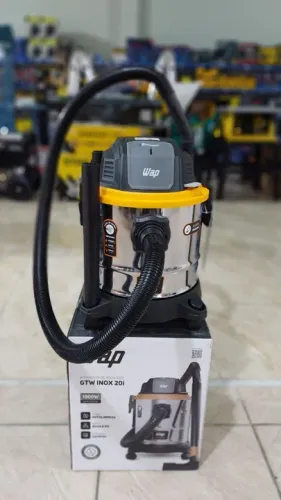 Aspirador de pó e água 20L Inox 1900w - Wap(Loja/Nova)