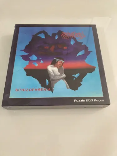 Quebra-cabeça Sepultura Schizophrenia 600 peças lacrado
