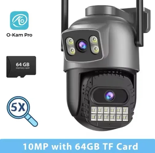 Câmera Besder 10mp 5g Wi-fi 5x Zoom Digital + Micro Sd 64gb