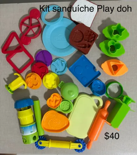 Kit play doh sanduíche