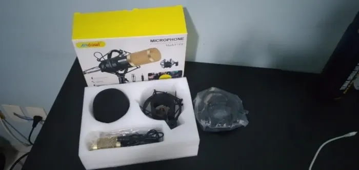Microfone Condensador BM-800, Andowl 7451 + Kit Básico