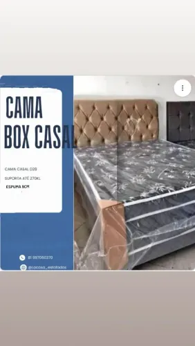 Cama Box Casal D28 - Conforto e Qualidade