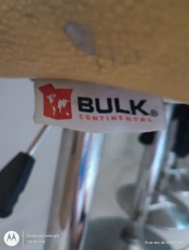 Bantequeta giratória, marca bulk continental, usada....