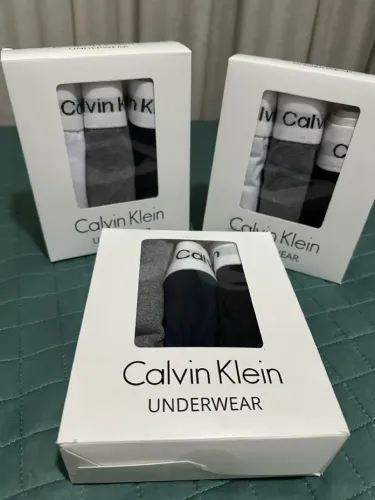 Kit 3 Cuecas Calvin Klein