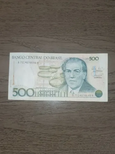 Cédula 500 Cruzados - Heitor Villa-Lobos