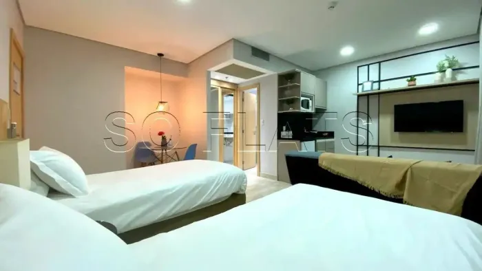 Flat Slaviero Guarulhos disponível para venda com 29m², 01 dorm e 01 vaga de garagem