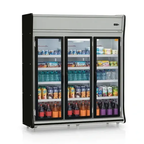 REFRIGERADOR GEVP-3/PR 220V POP VERTICAL 1,83M C/3PORTAS