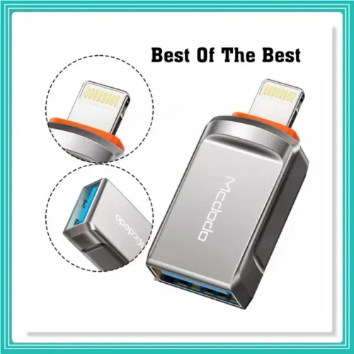 Adaptador Otg Usb 3.0 Compatível iPhone iPad - Mcdodo