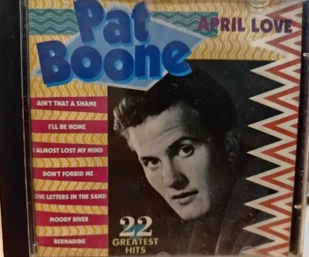 Cd de 1994 do Pat Boone - April Love - Movieplay