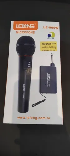 Microfone sem fio Lelong LE-996W