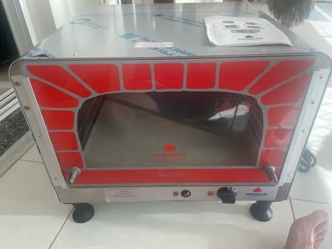 Forno Elétrico Refratário Progás Mini Chef PRPE-400 - ÚNICO USO