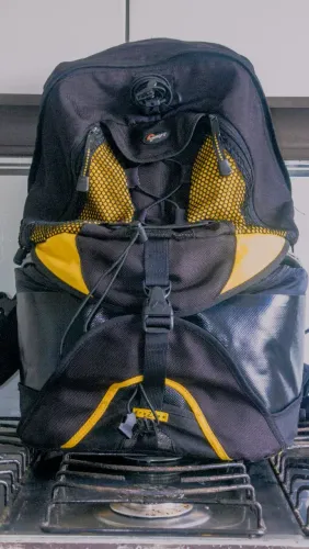 Mochila fotografica IMPERMEAVEL CANOAGEM Nikon Sony Fujifilm lumix bolsa case foto video
